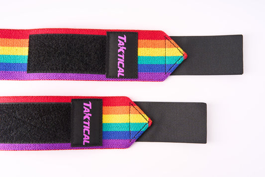 Muñequera Elastica Rainbow Rosa