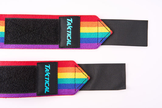 Muñequera Elastica Rainbow Azul Cielo