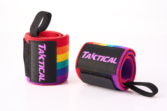 Muñequera Elastica Rainbow Rosa