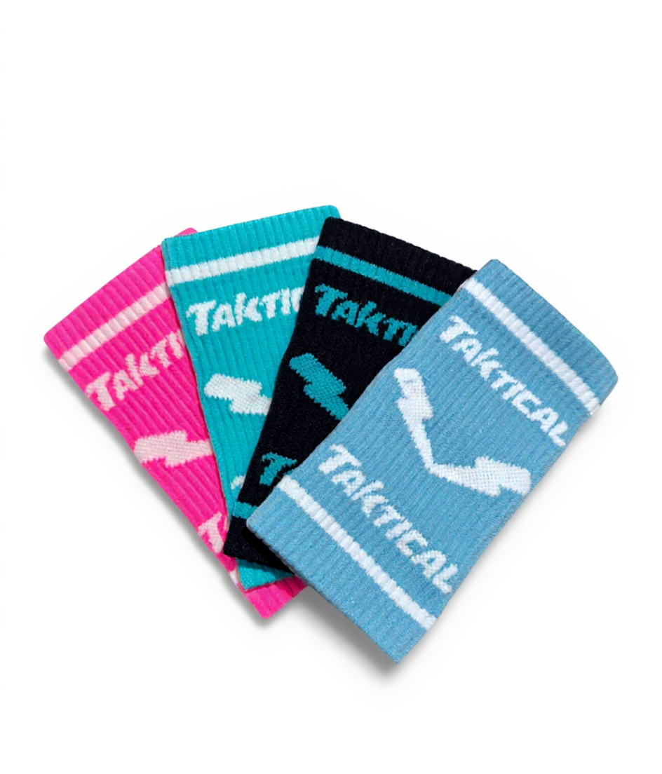 PACK 4 MUÑEQUERAS DE TELA FLEXIBLE